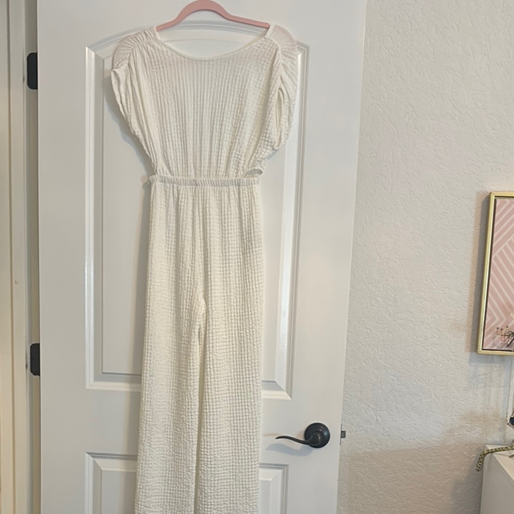 Zara White Textured Garment